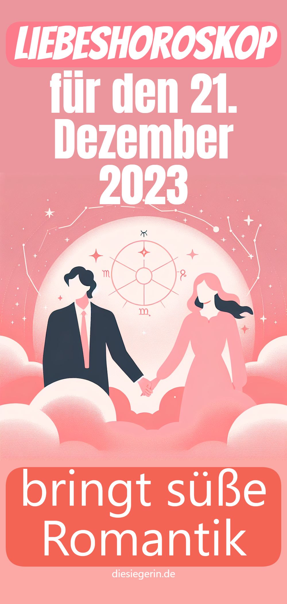 Liebeshoroskop für den 21. Dezember 2023 bringt süße Romantik