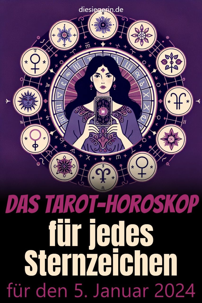 Das Tarot-Horoskop für jedes Sternzeichen für den 5. Januar 2024