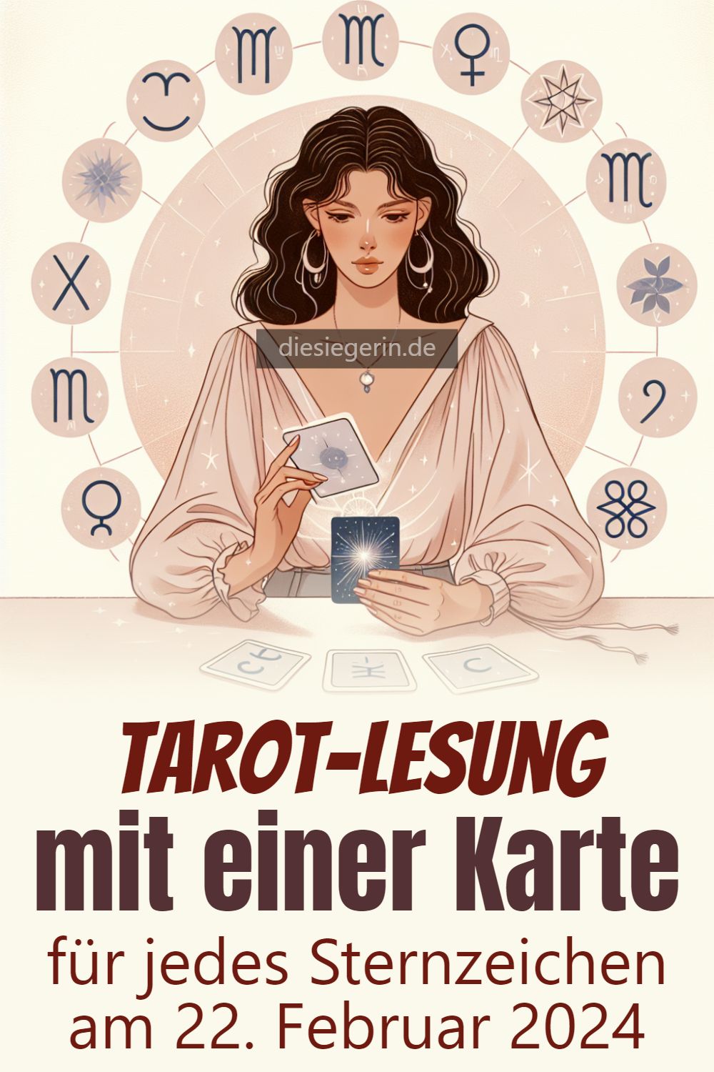 Tarot-Lesung mit einer Karte für jedes Sternzeichen am 22. Februar 2024