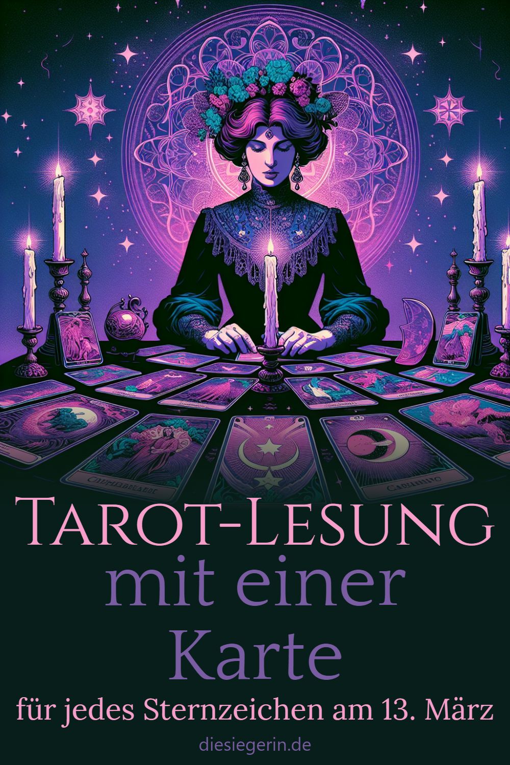 Tarot-Lesung mit einer Karte für jedes Sternzeichen am 13. März