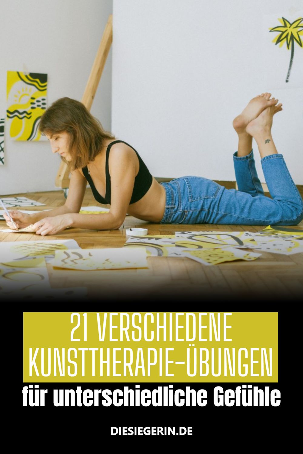 21 VERSCHIEDENE KUNSTTHERAPIE-ÜBUNGEN für unterschiedliche Gefühle