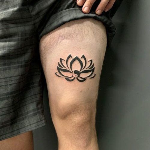 Minimalistischer Lotus