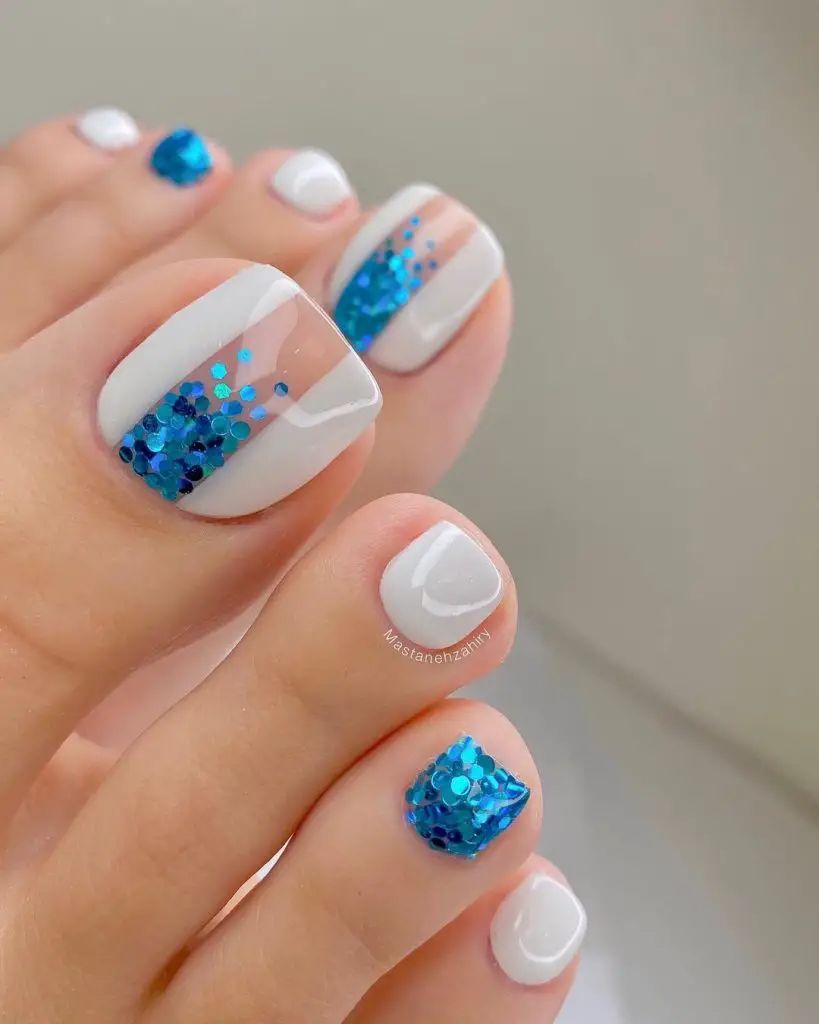 Ocean Sparkle mit glitzernden blauen Akzenten