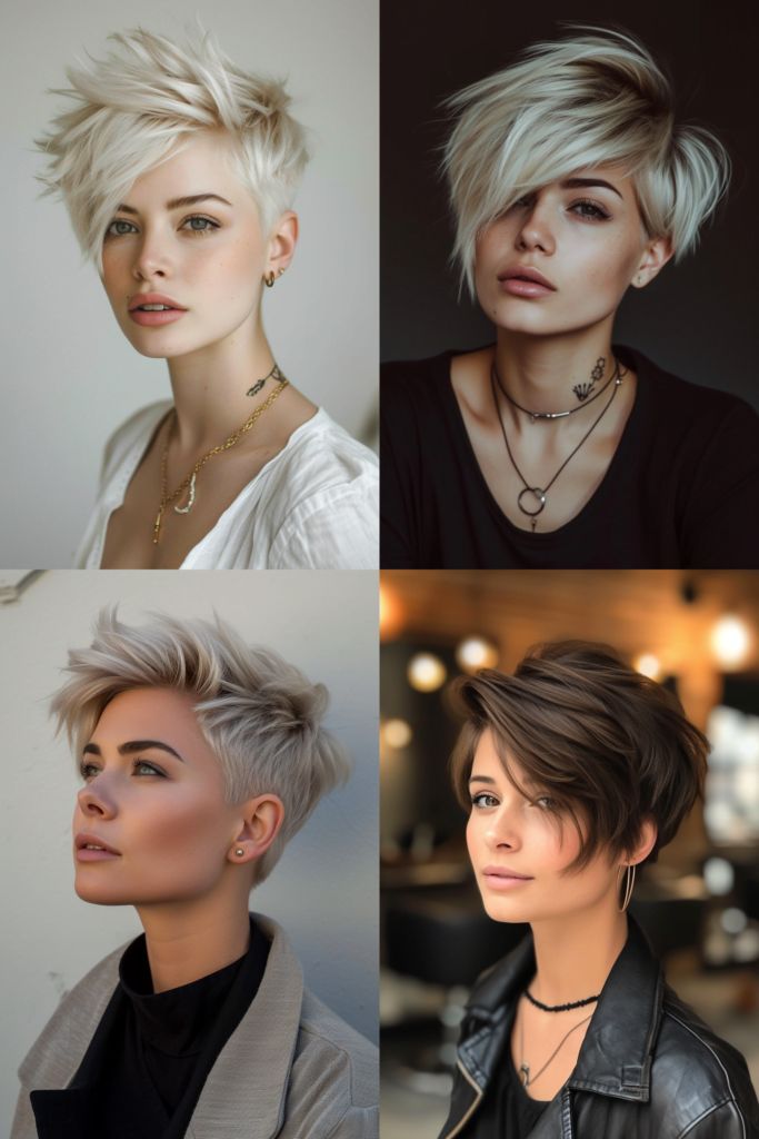 : Pixie mit Undercut kontrastieren