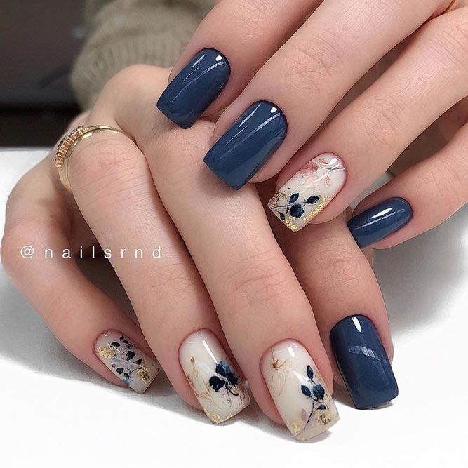 Trending Ideas for dunkle Herbstnageldesigns