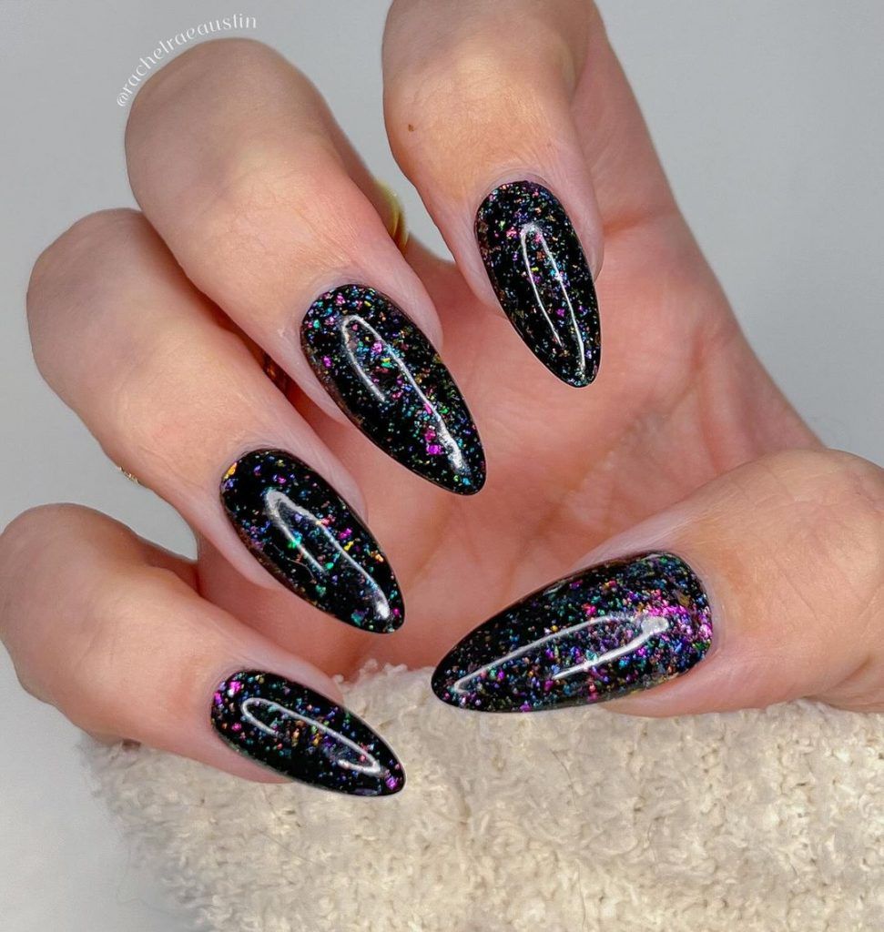 Cosmic Black Glitter